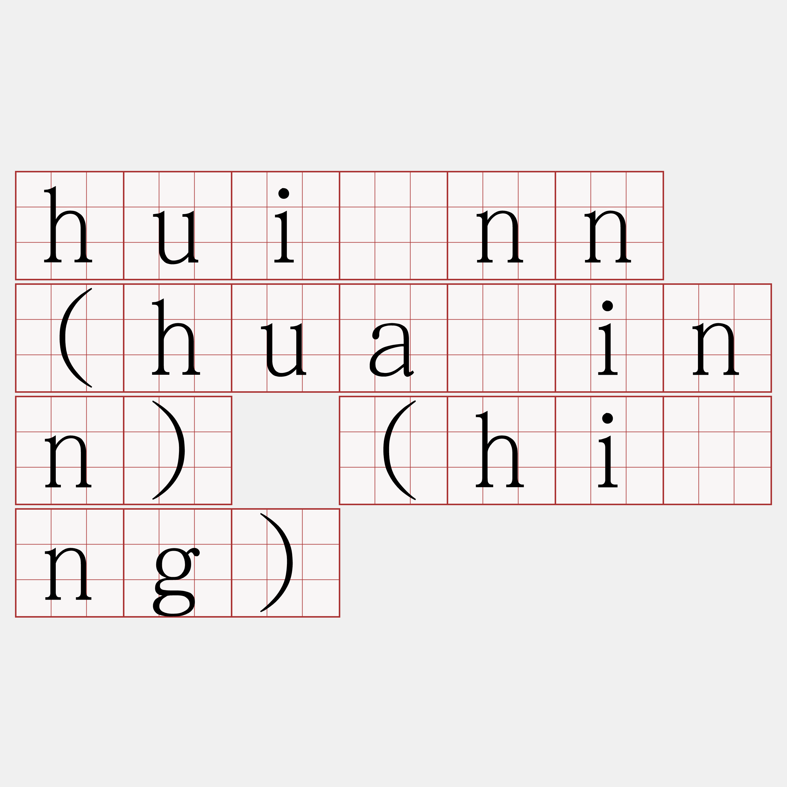 huînn (huâinn) (hîng)